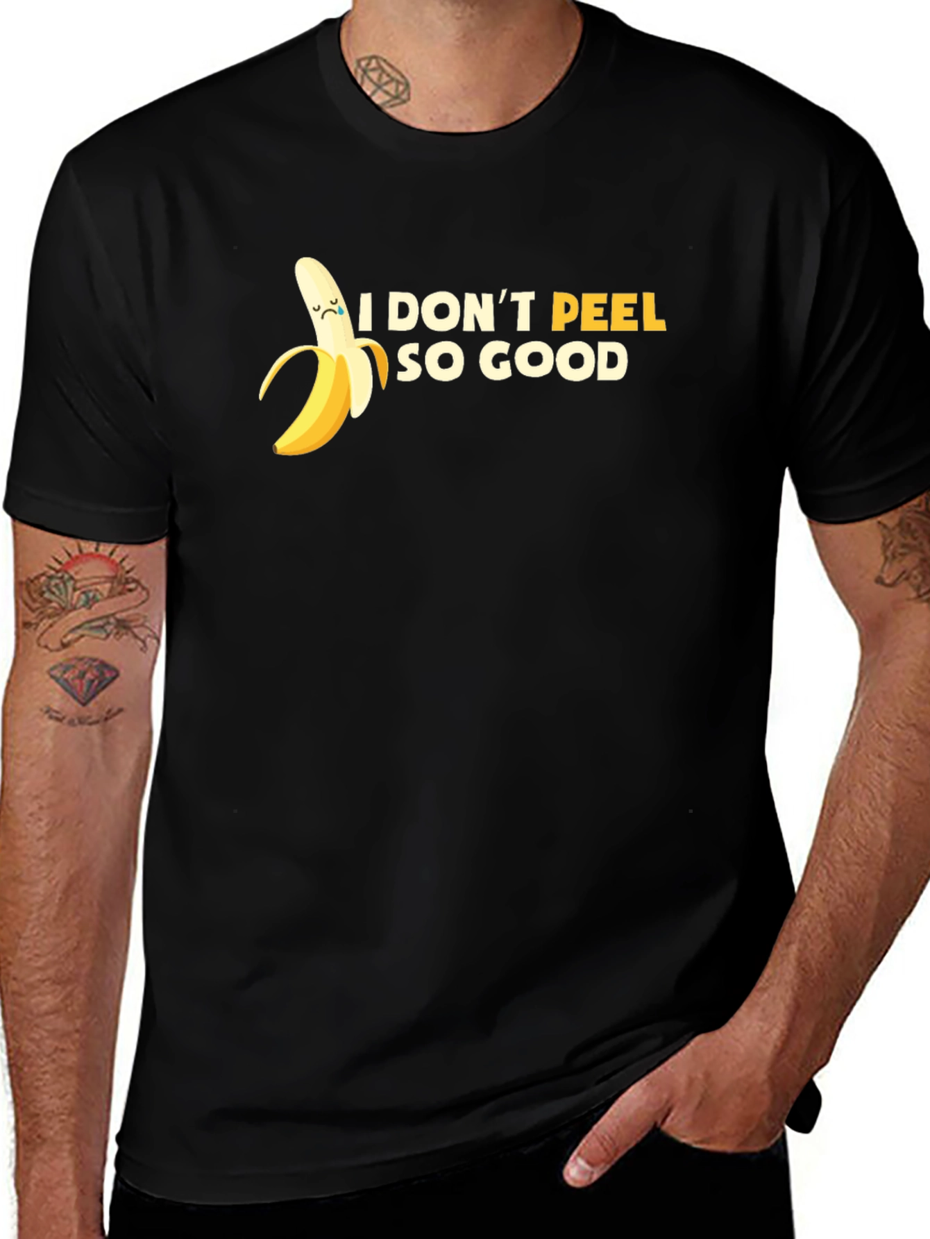 Funny Banana T-Shirt - I Dont Peel So Good