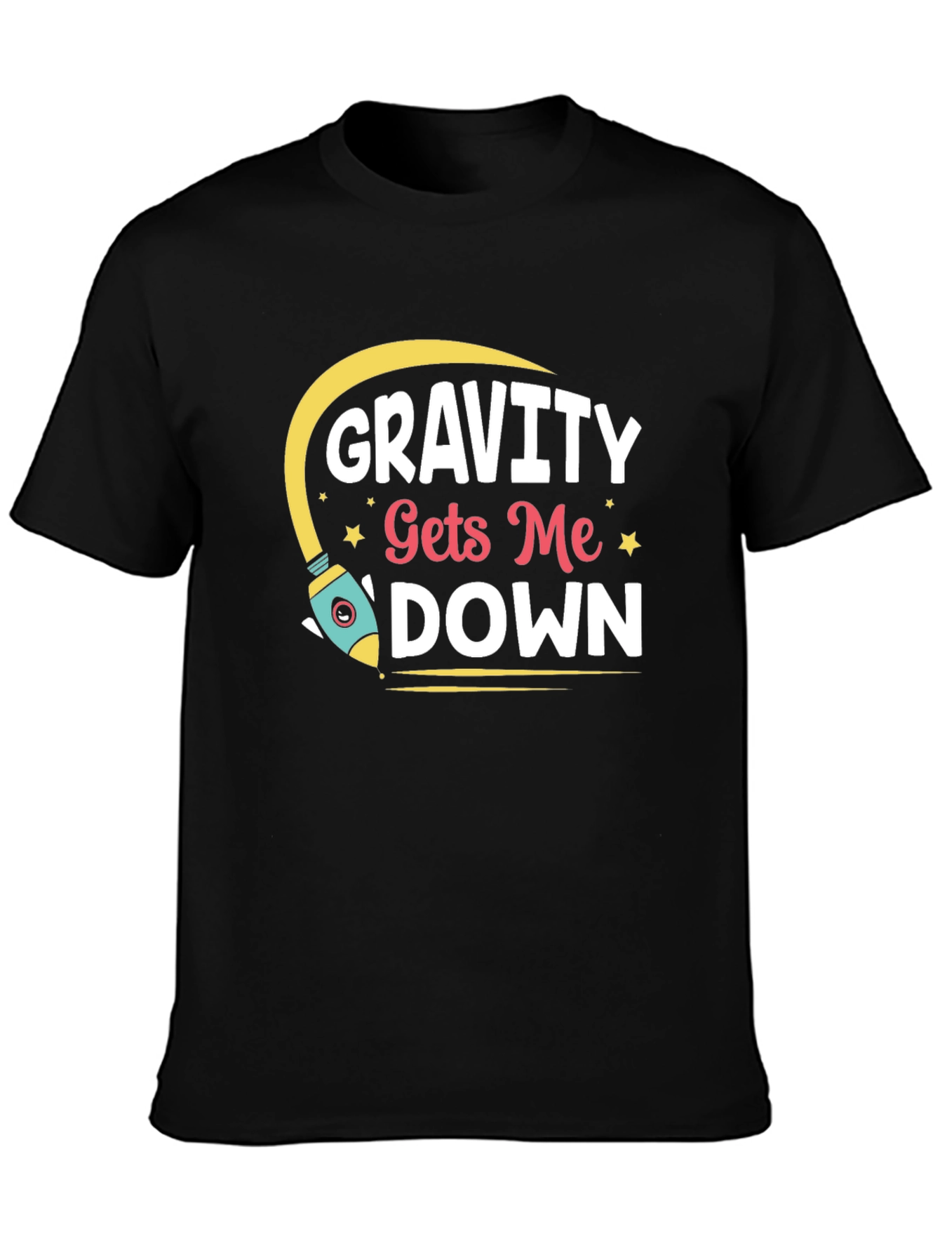Gravity Gets Me Down Graphic T-Shirt