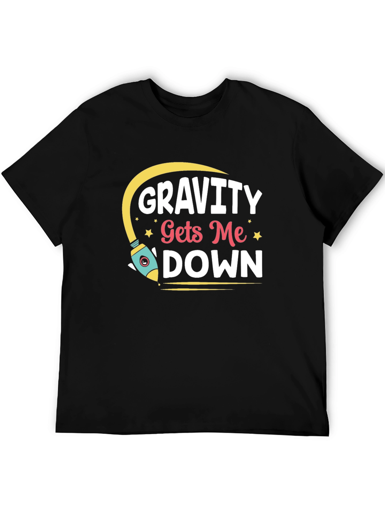 Gravity Gets Me Down Graphic T-Shirt