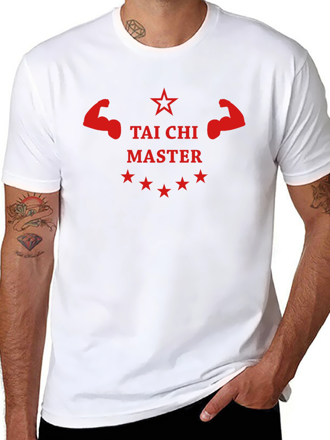 Tai Chi Master Graphic T-Shirt - Martial Arts Tee