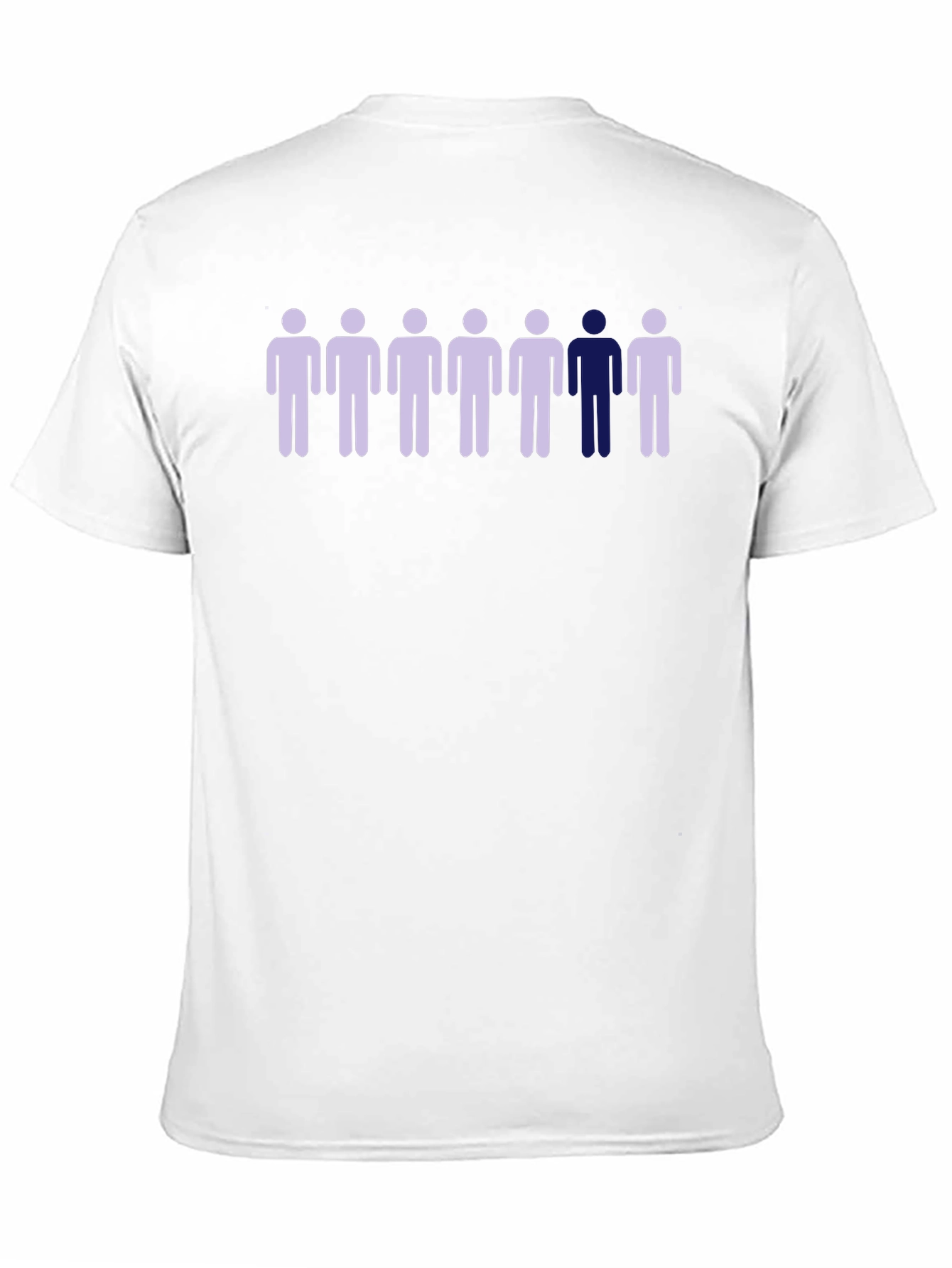 Unique Stick Figure Graphic Tee - Black Cotton Shirt