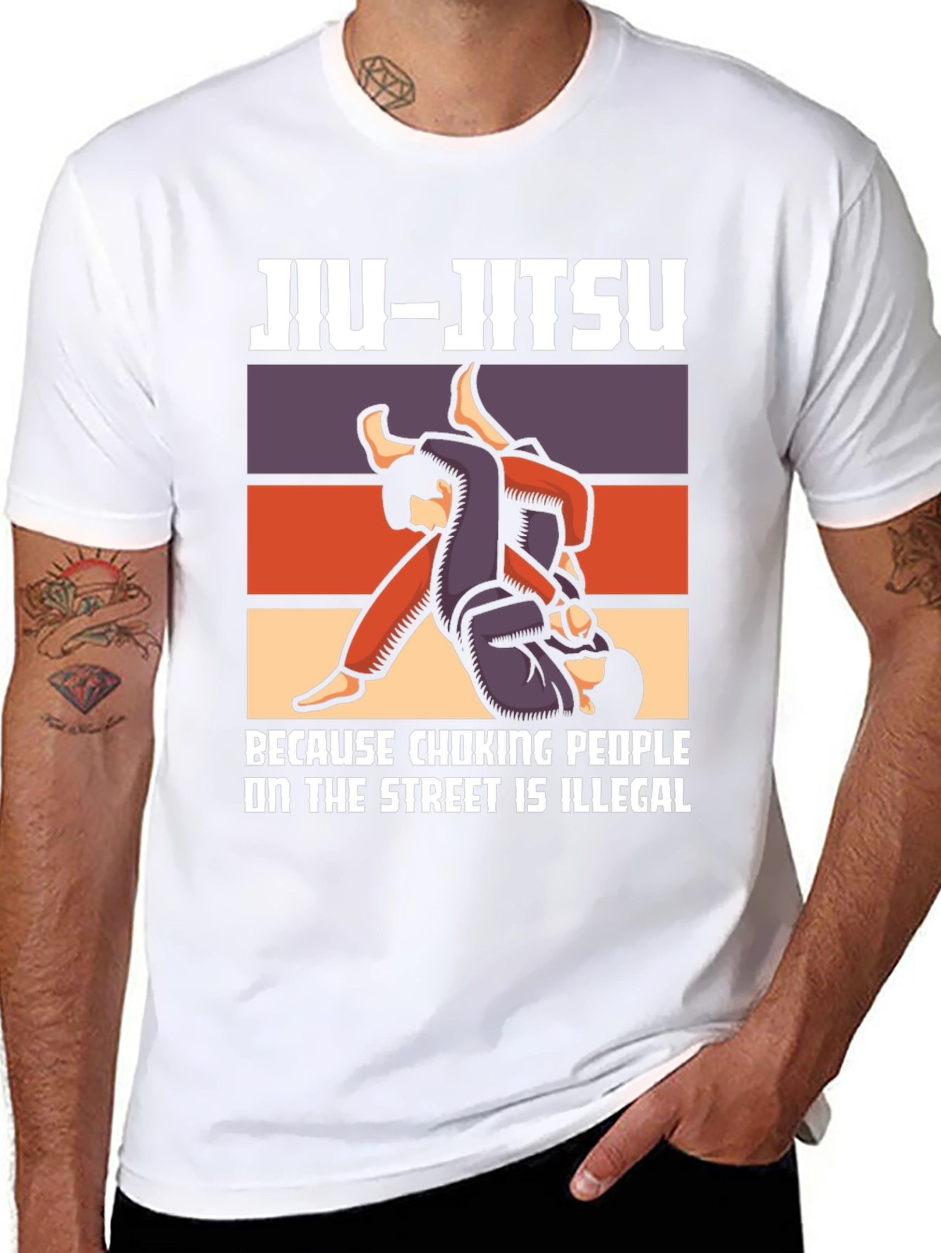 Jiu-Jitsu Choking People T-Shirt