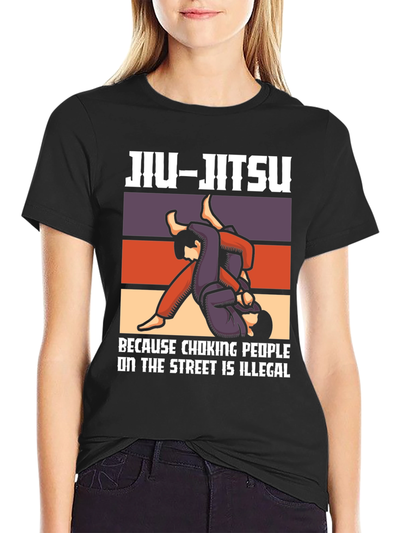 Jiu-Jitsu Choking People T-Shirt