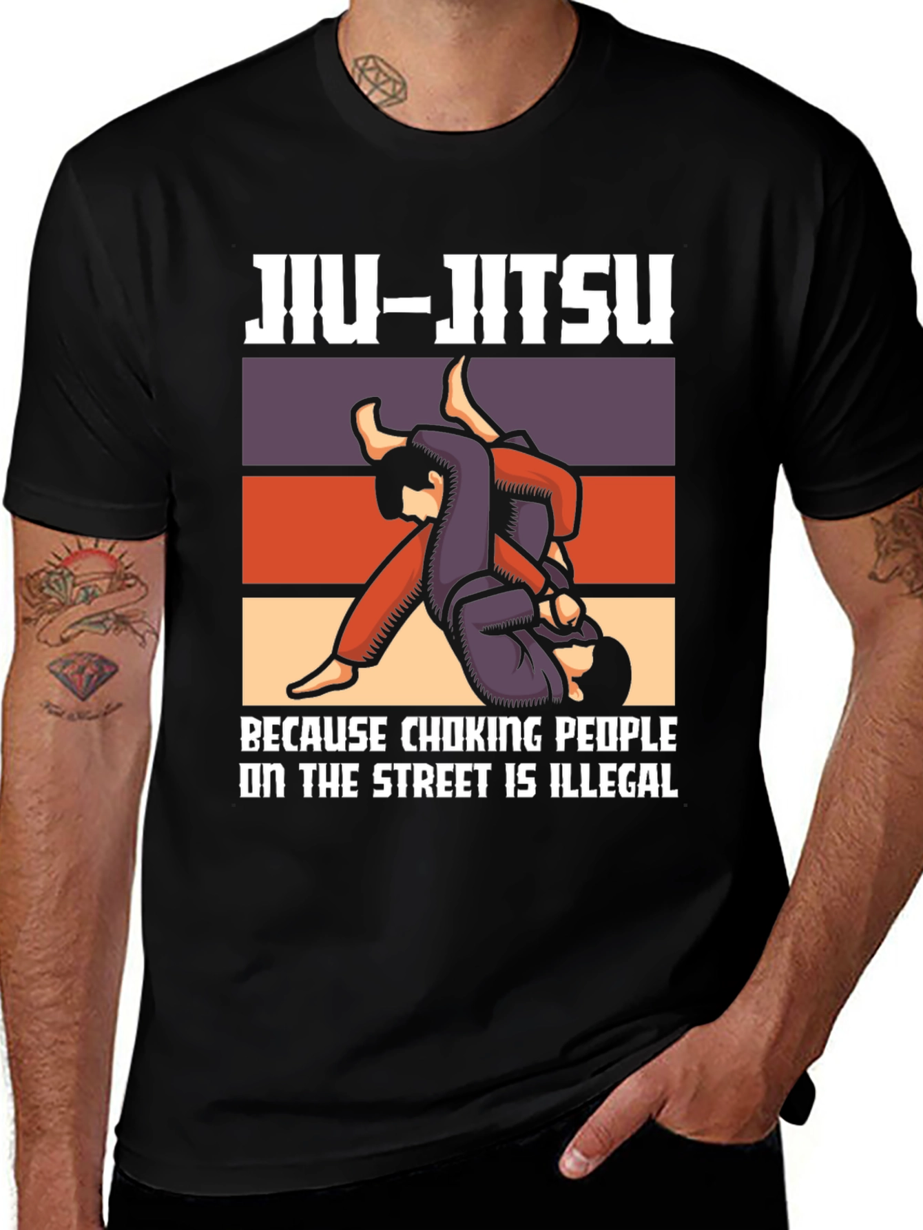 Jiu-Jitsu Choking People T-Shirt