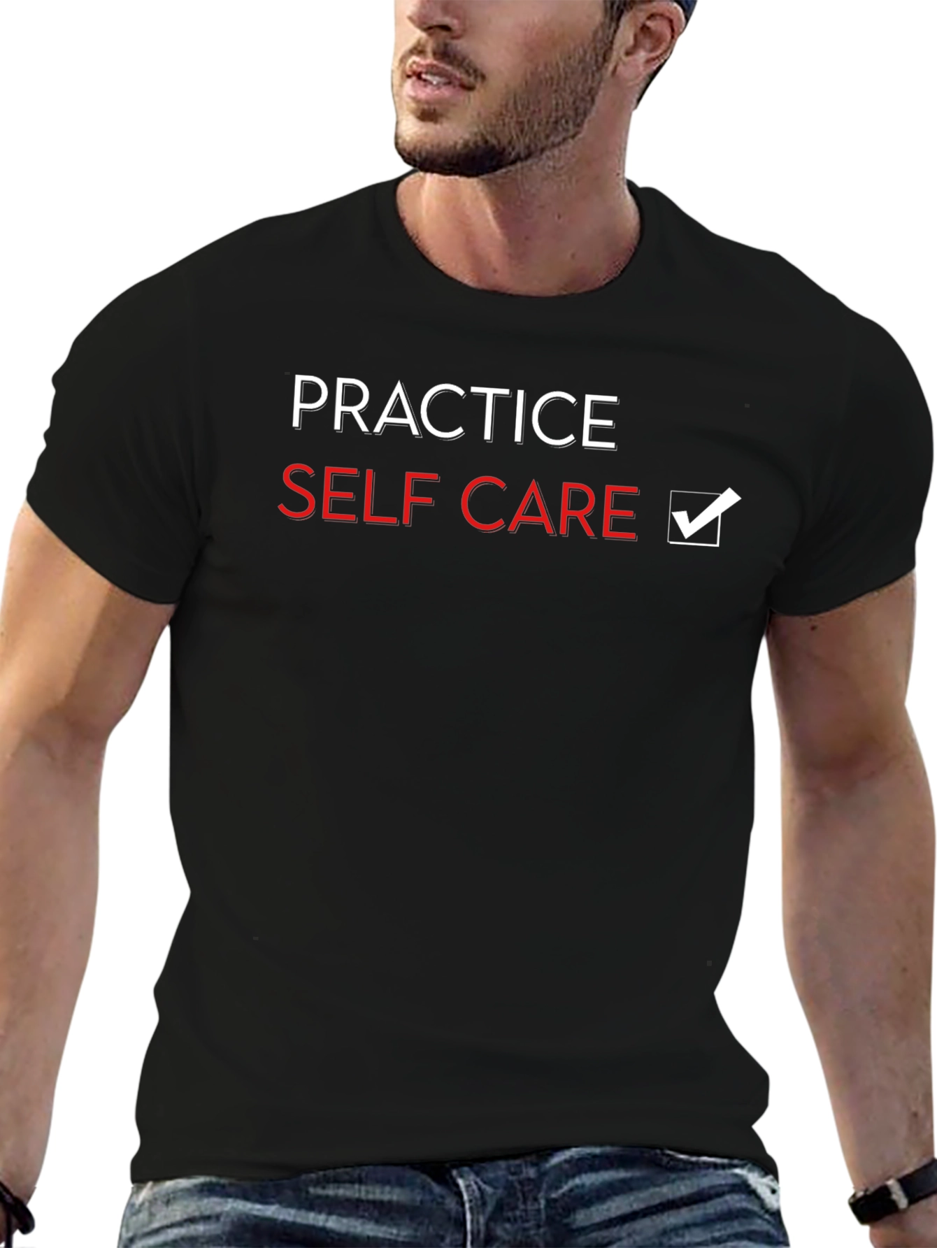 Practice Self Care Black T-Shirt