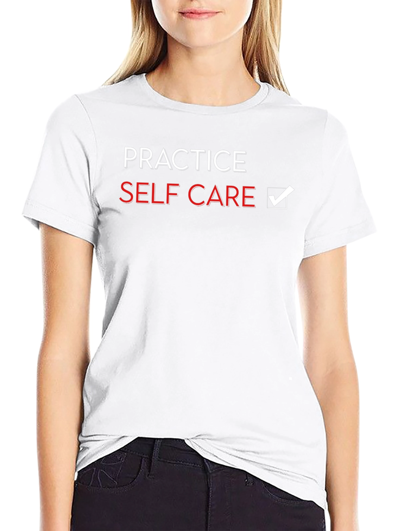 Practice Self Care Black T-Shirt