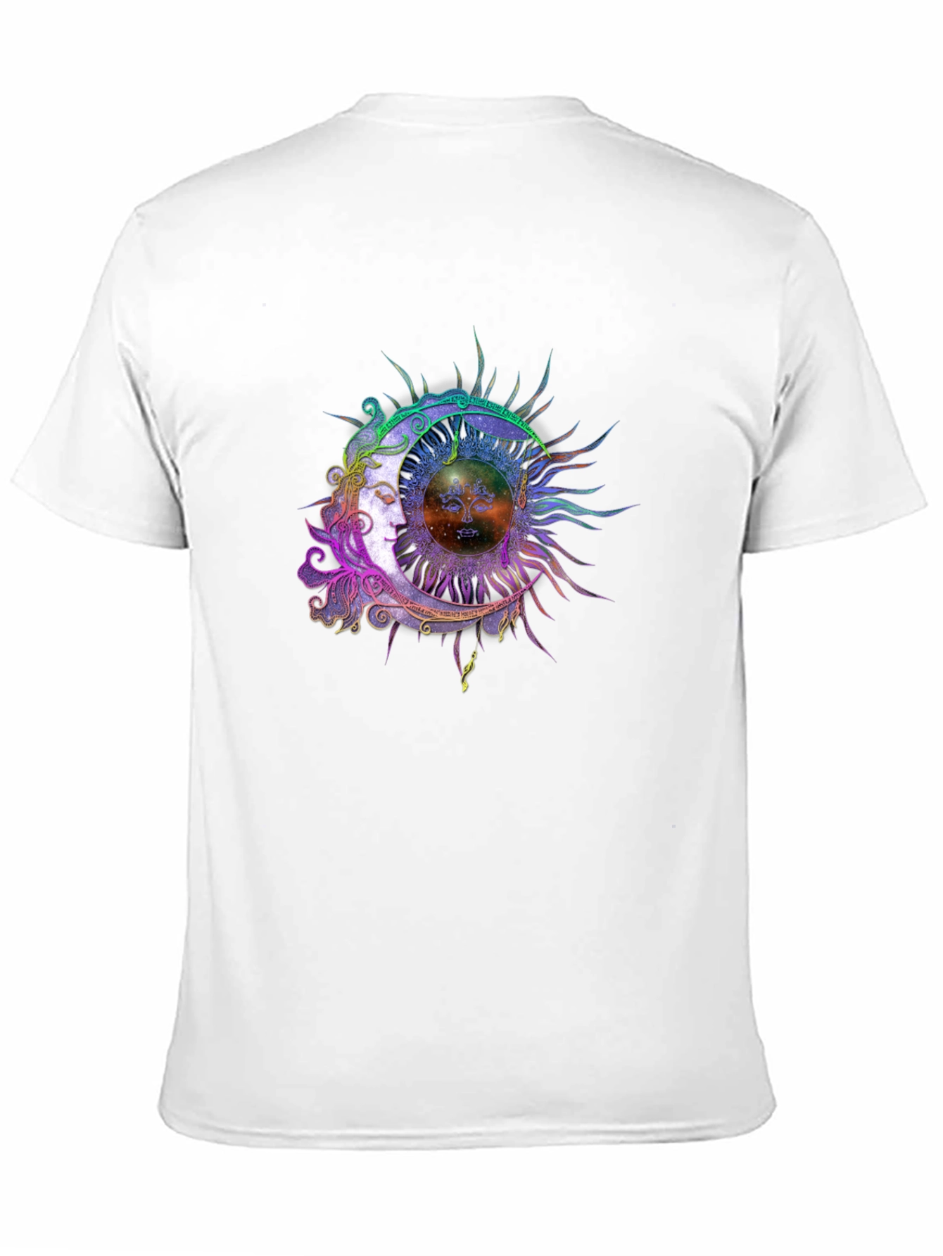 Celestial Sun & Moon Graphic T-Shirt