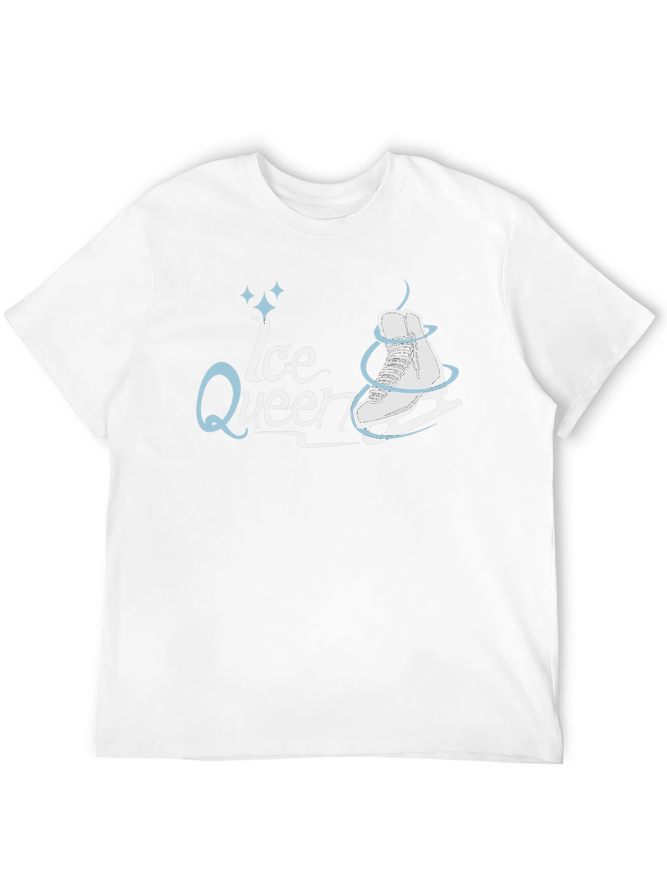 Ice Queen Graphic Tee - Black Short Sleeve