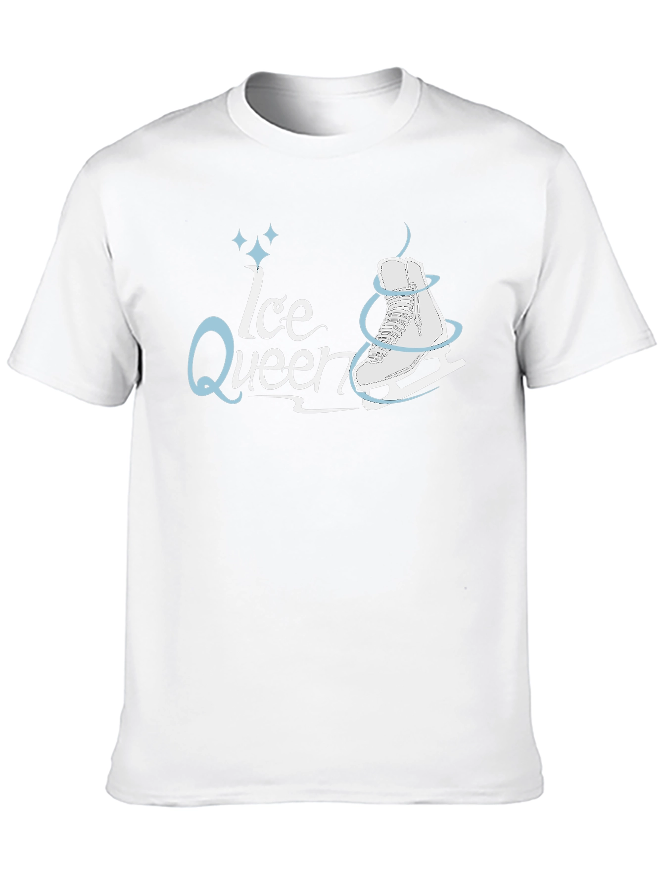 Ice Queen Graphic Tee - Black Short Sleeve
