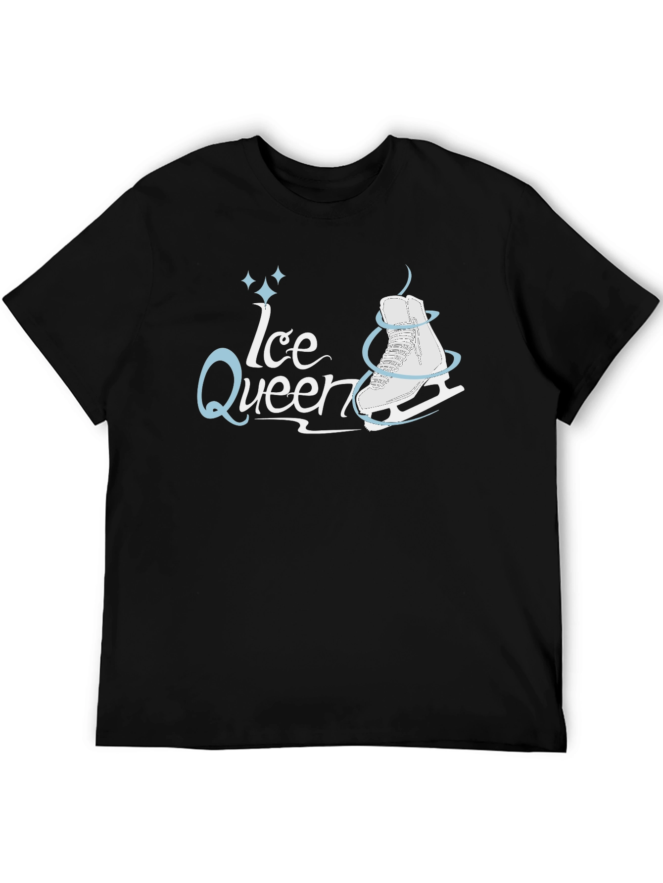 Ice Queen Graphic Tee - Black Short Sleeve