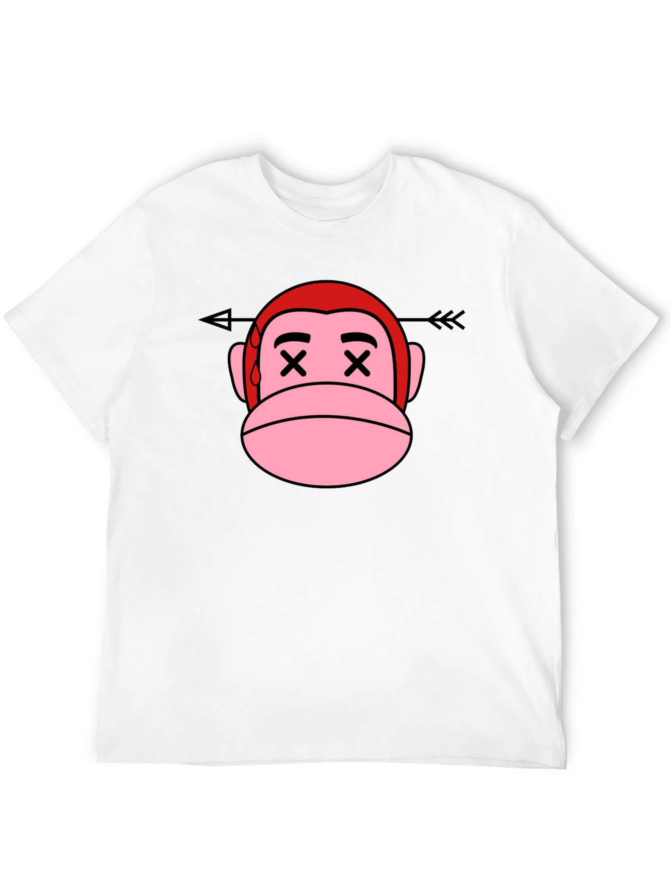 Cartoon Monkey Arrow T-Shirt