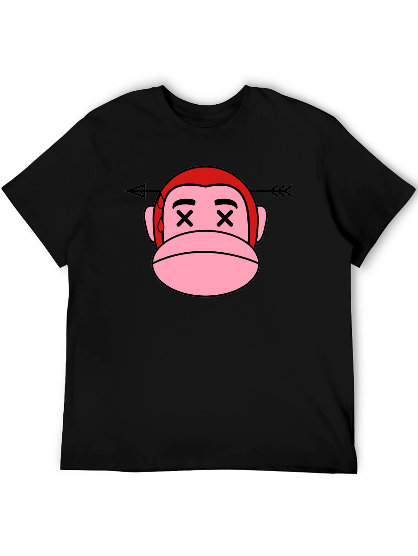 Cartoon Monkey Arrow T-Shirt