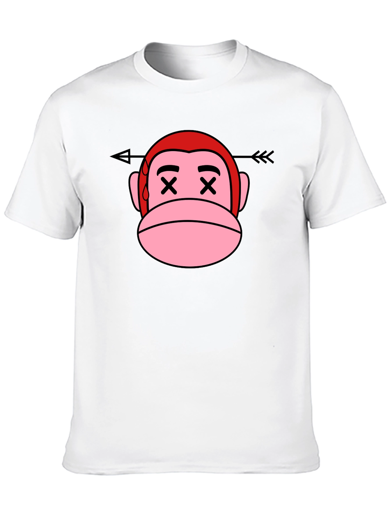 Cartoon Monkey Arrow T-Shirt