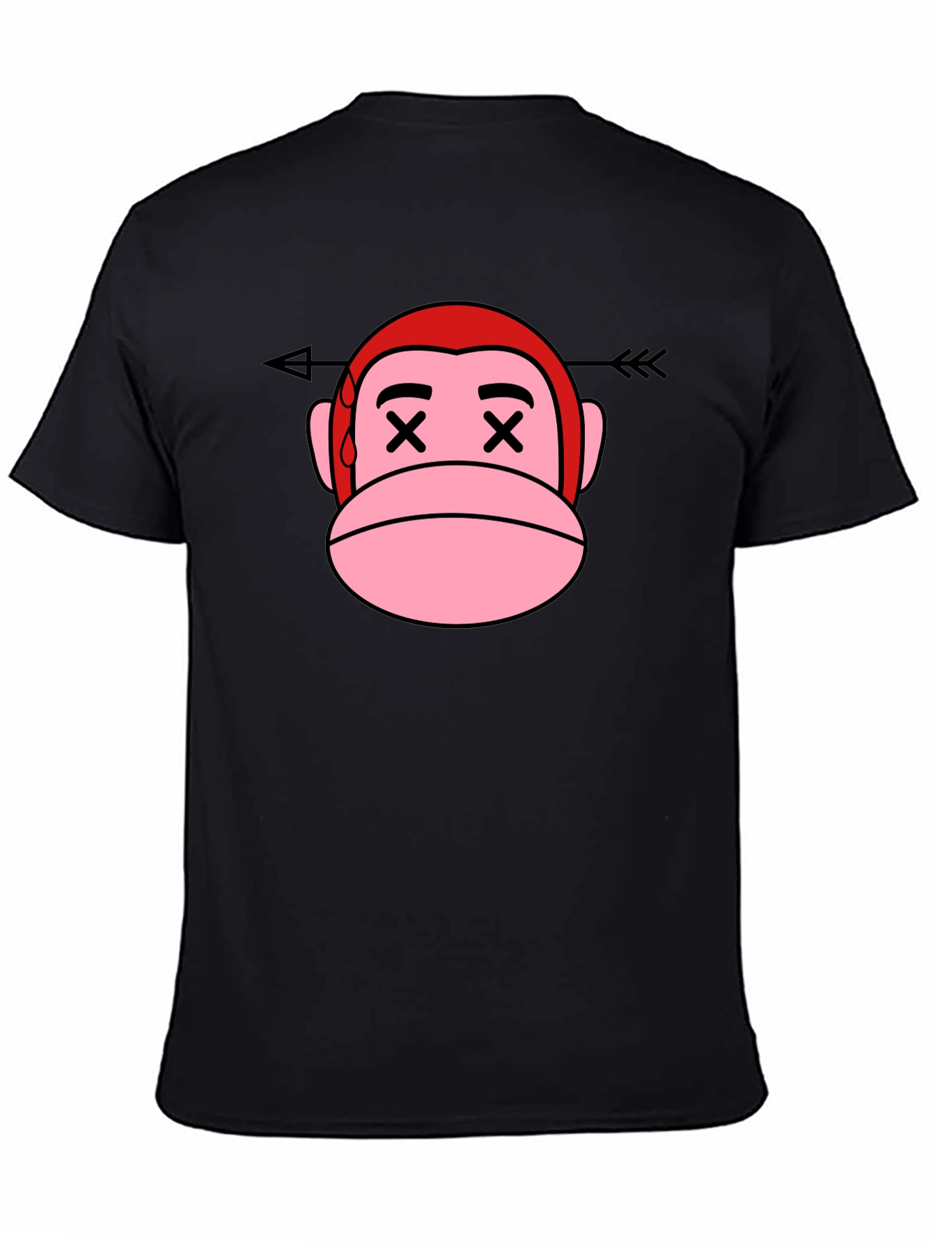 Cartoon Monkey Arrow T-Shirt