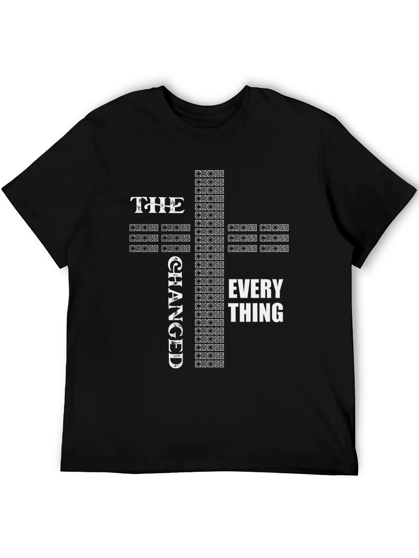 Faith Inspired Cross Graphic T-Shirt