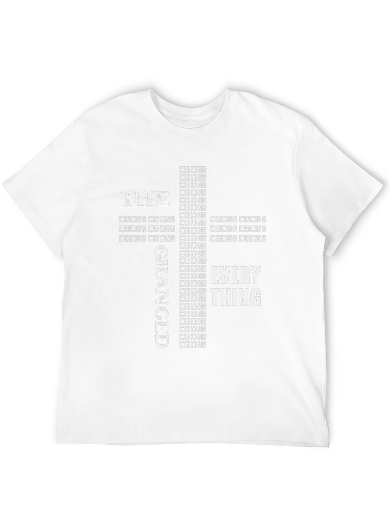 Faith Inspired Cross Graphic T-Shirt