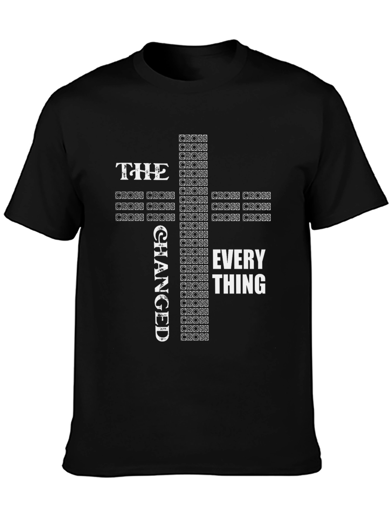 Faith Inspired Cross Graphic T-Shirt