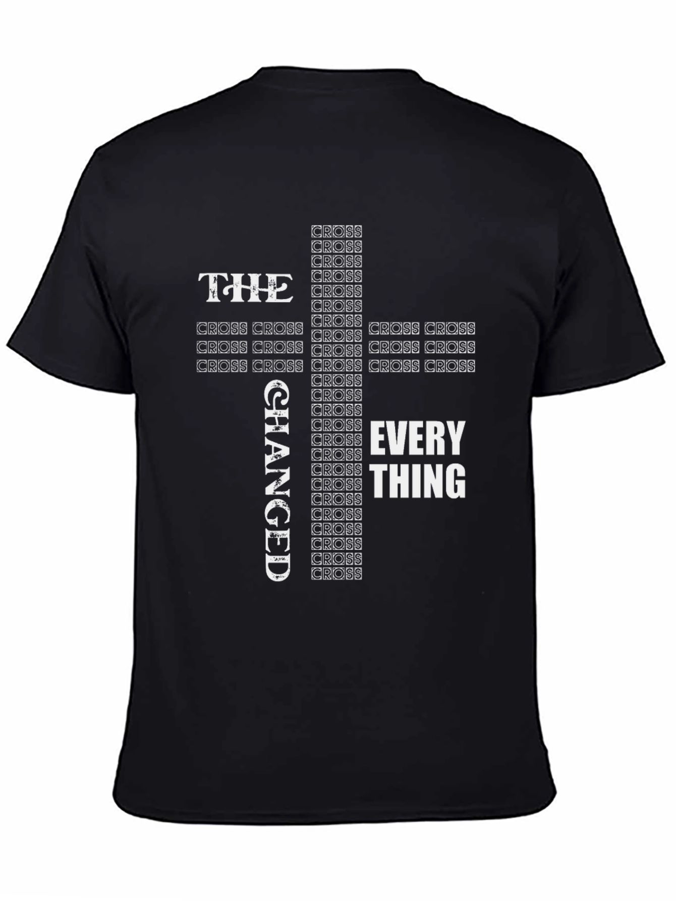 Faith Inspired Cross Graphic T-Shirt