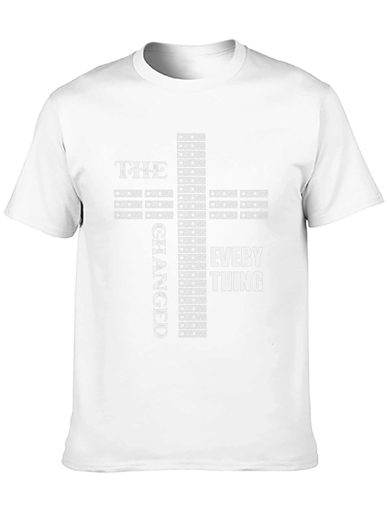 Faith Inspired Cross Graphic T-Shirt