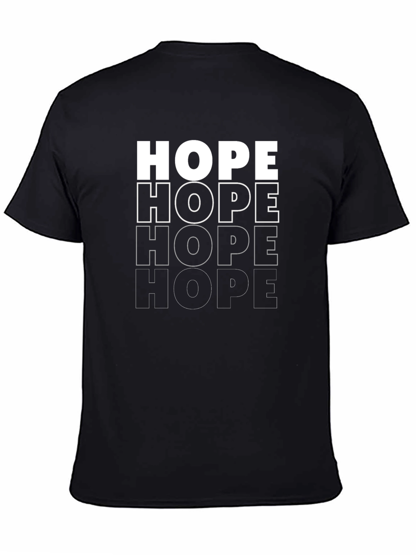 HOPE Graphic Print T-Shirt - Unisex Casual Tee