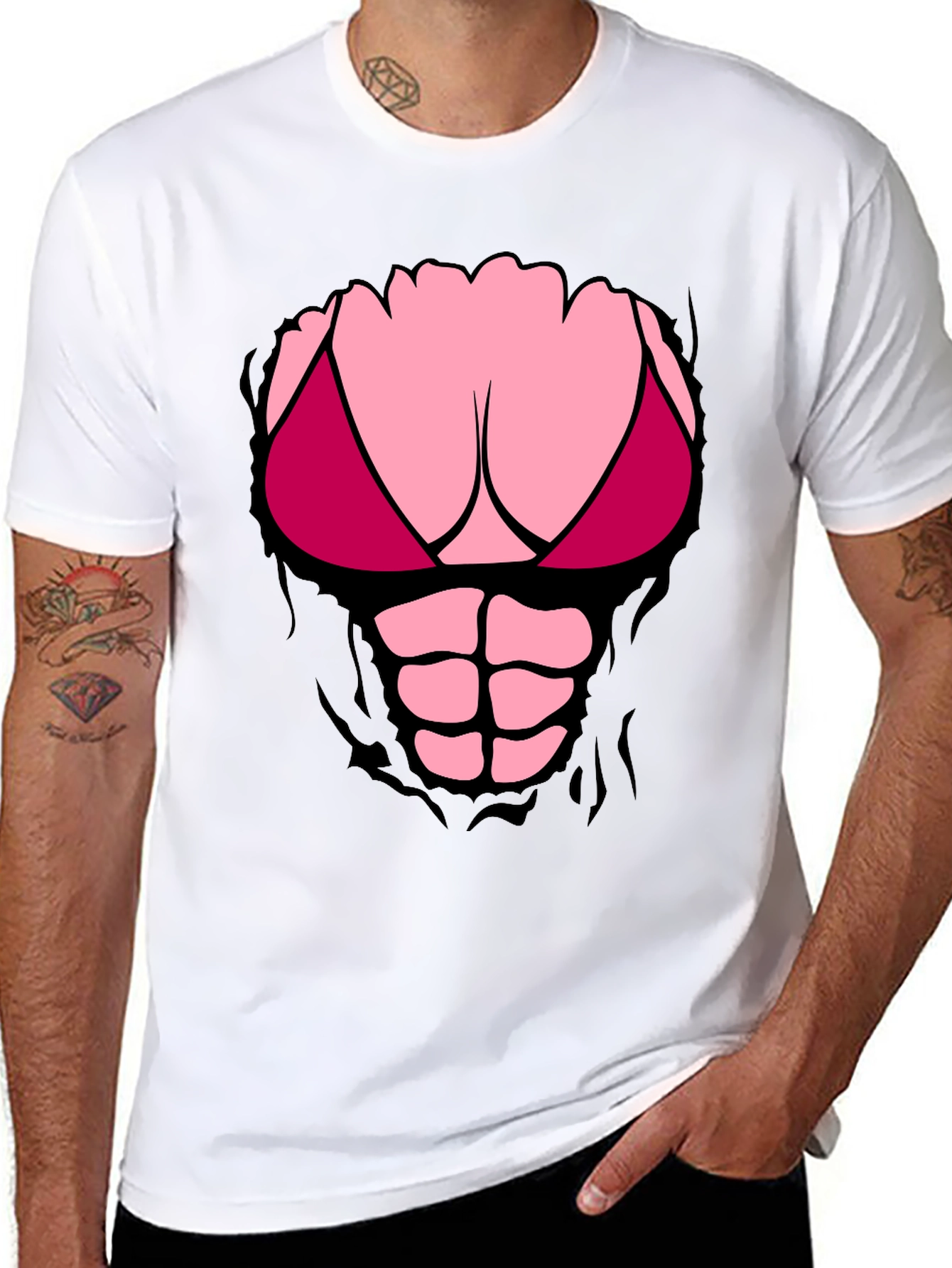 Funny Ripped Bod T-Shirt
