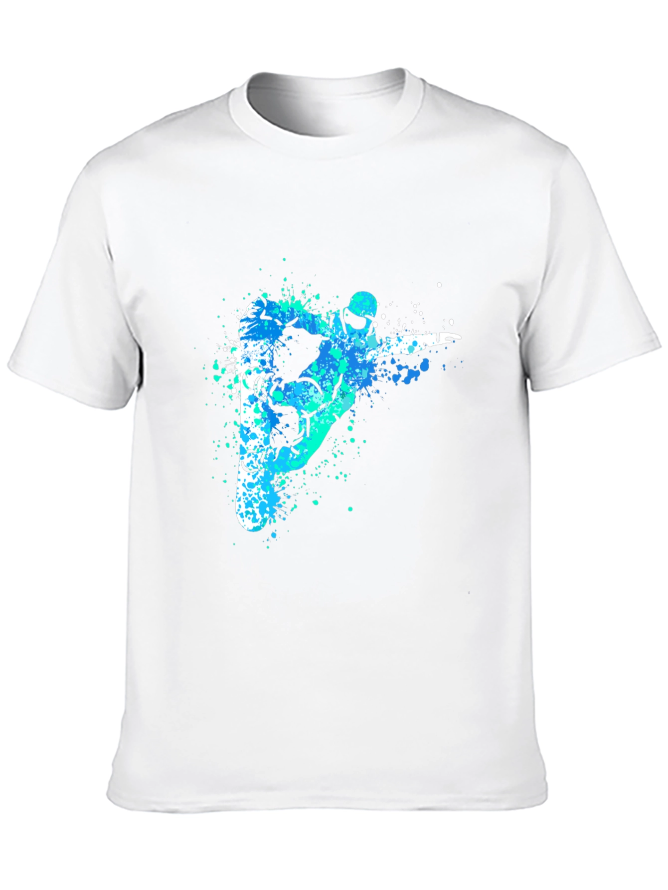 Cool Snowboarder Graphic Tee - Black