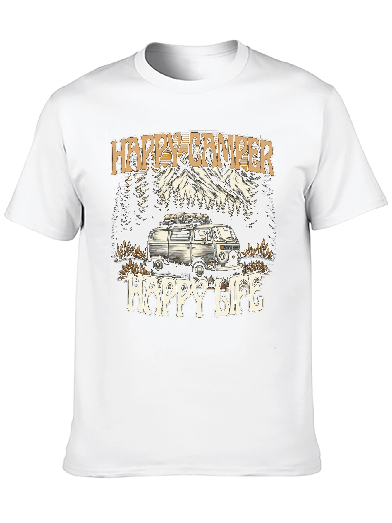 Happy Camper Happy Life Graphic Tee