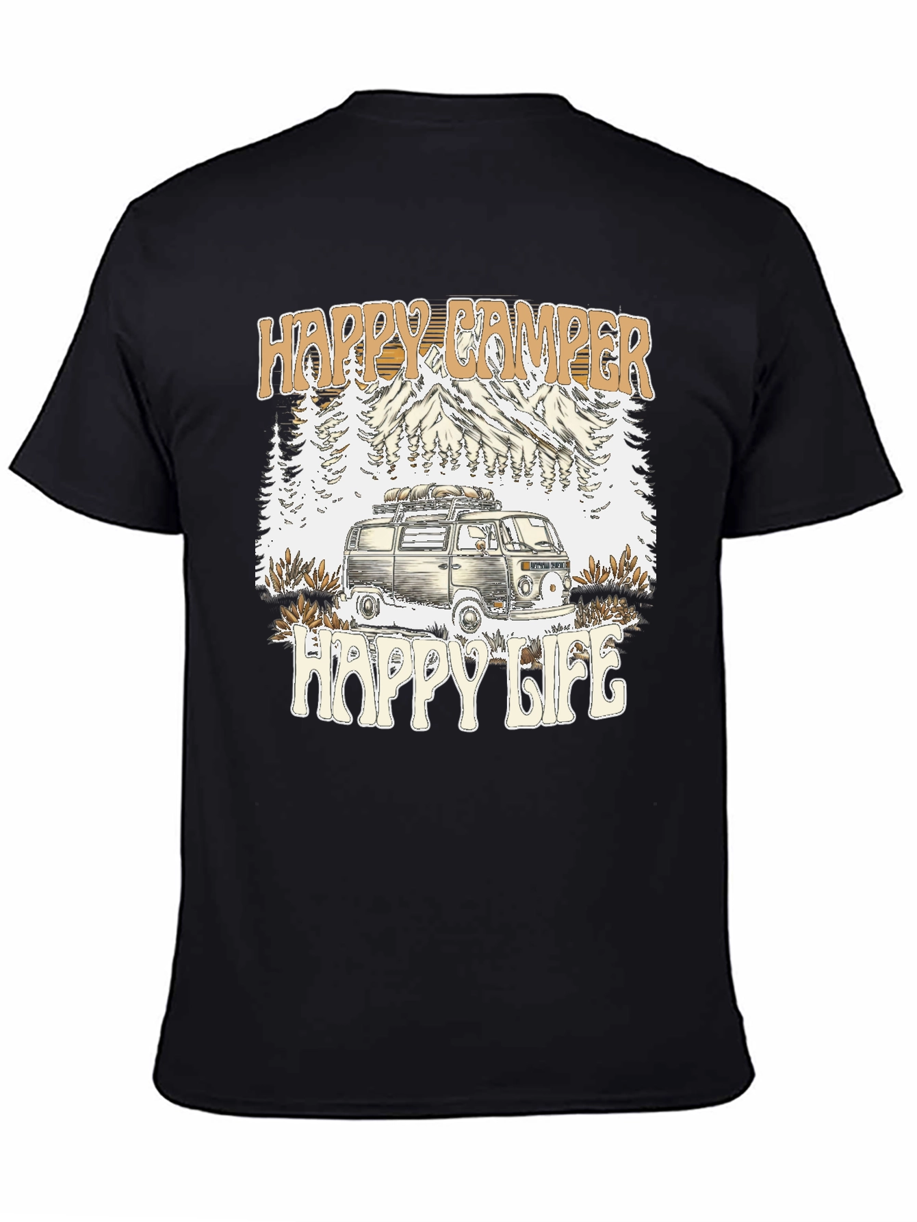 Happy Camper Happy Life Graphic Tee