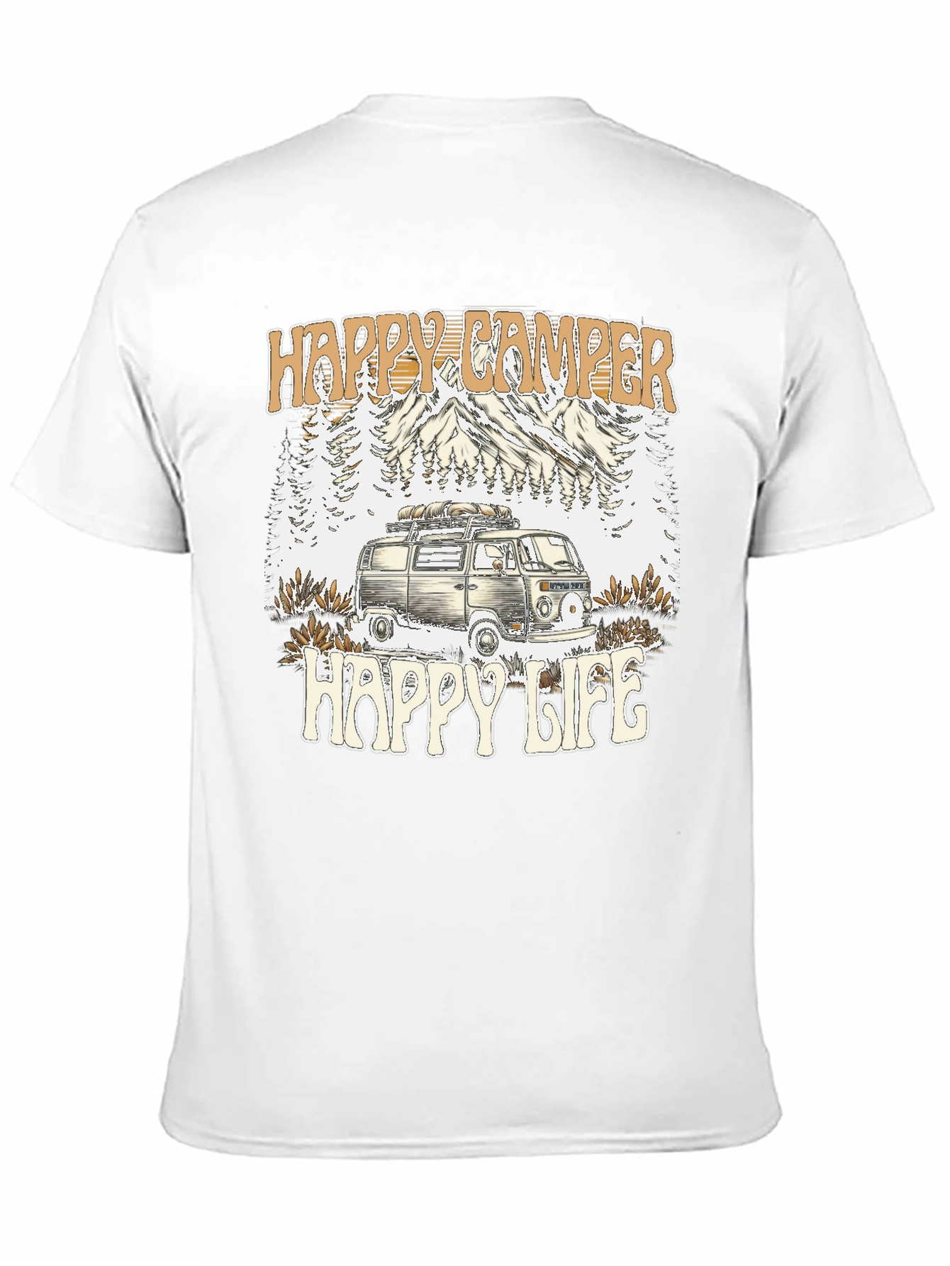 Happy Camper Happy Life Graphic Tee