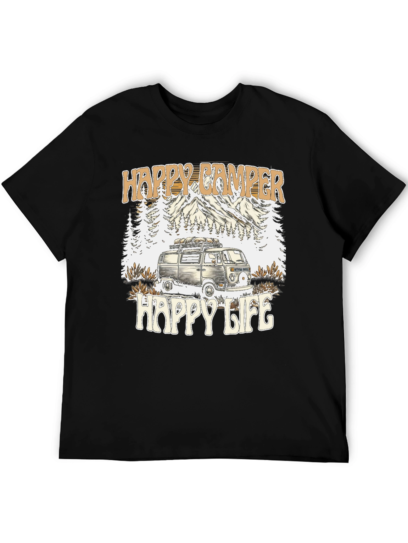Happy Camper Happy Life Graphic Tee
