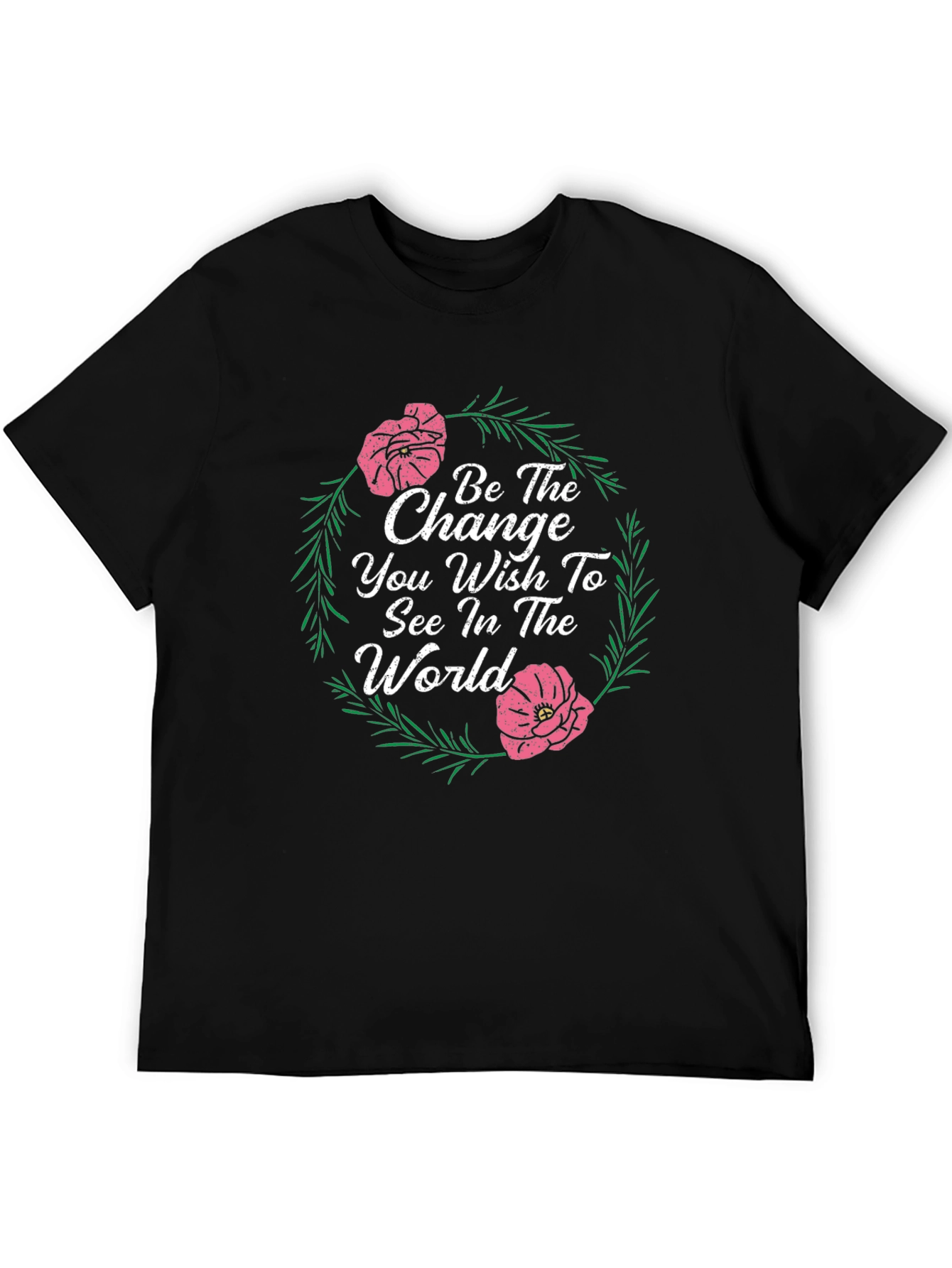 Floral Change the World Graphic Tee
