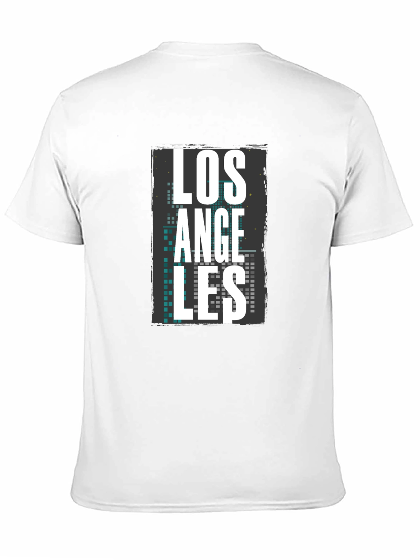 Los Angeles Graphic Print Mens Black T-Shirt