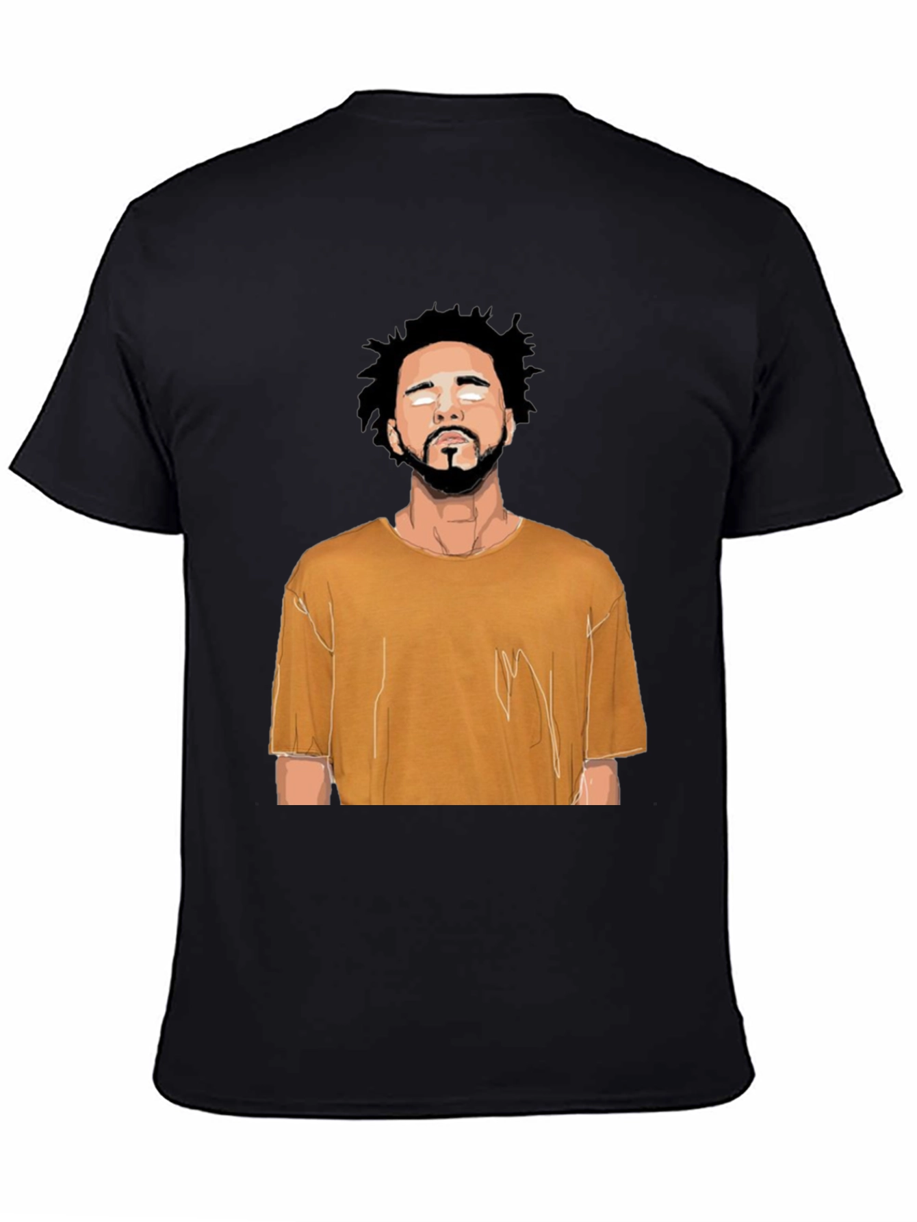 J. Cole Graphic Print Black T-Shirt