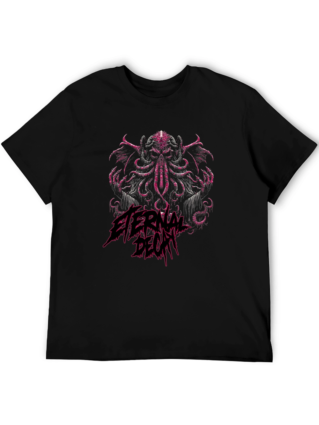 Eternal Decay Cthulhu Graphic Tee - Black