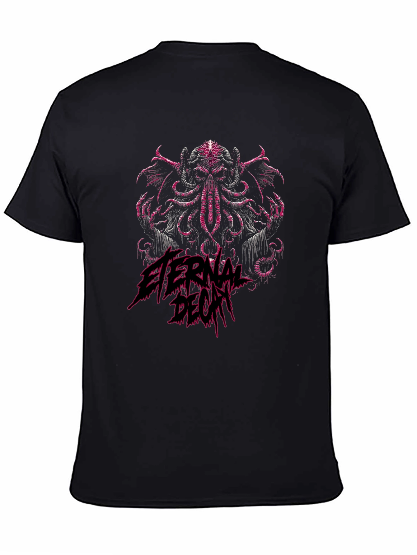 Eternal Decay Cthulhu Graphic Tee - Black