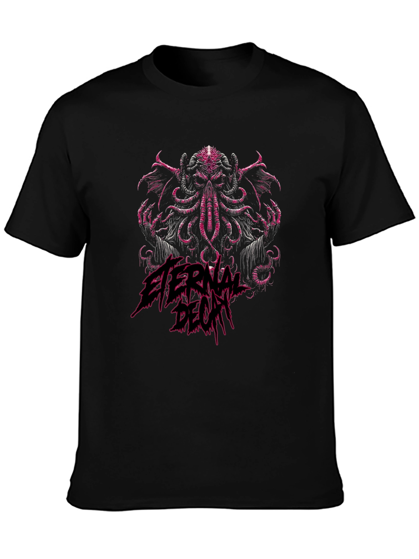 Eternal Decay Cthulhu Graphic Tee - Black
