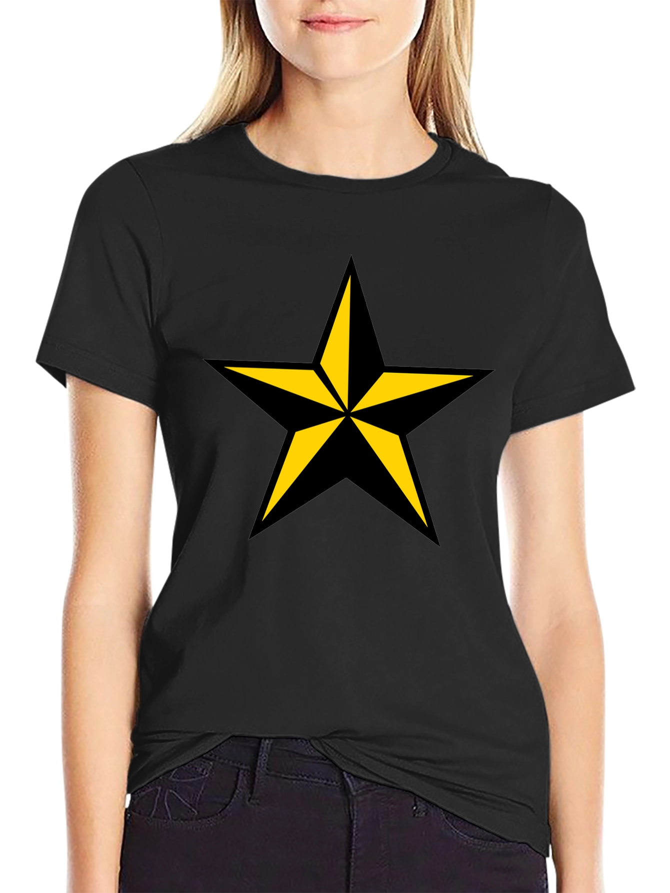 Star Graphic Black T-Shirt