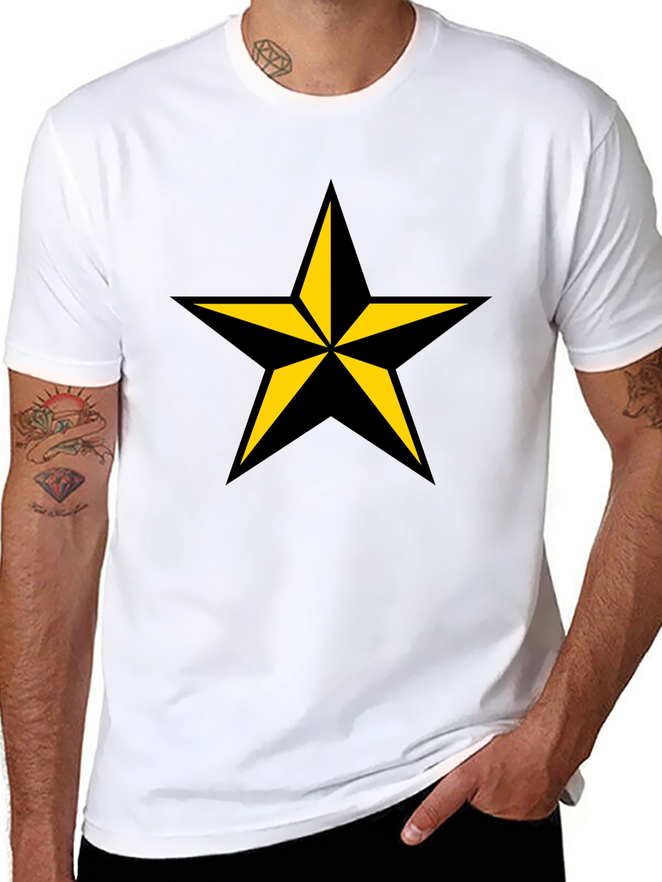 Star Graphic Black T-Shirt
