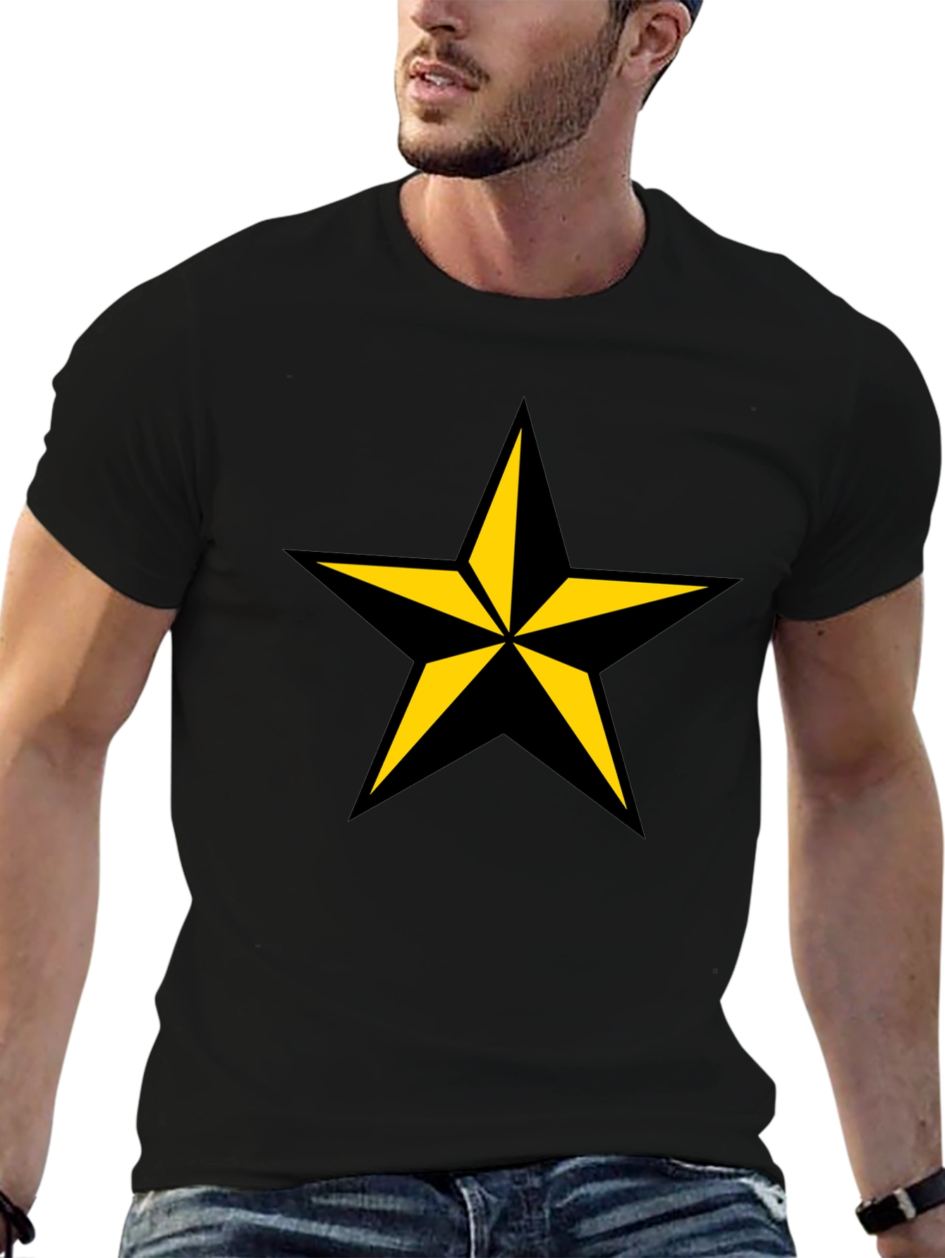 Star Graphic Black T-Shirt