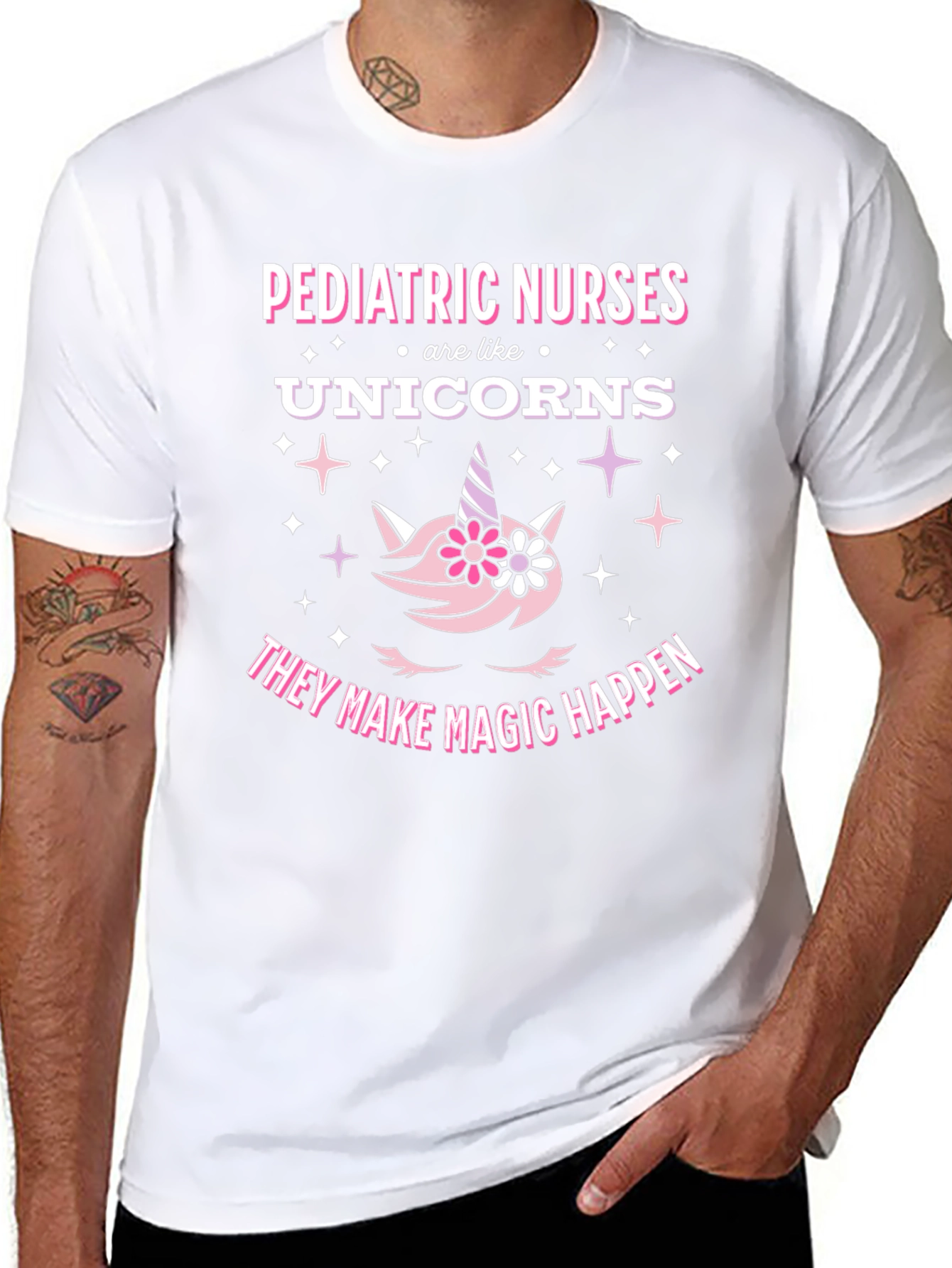 Pediatric Nurse Unicorns T-Shirt