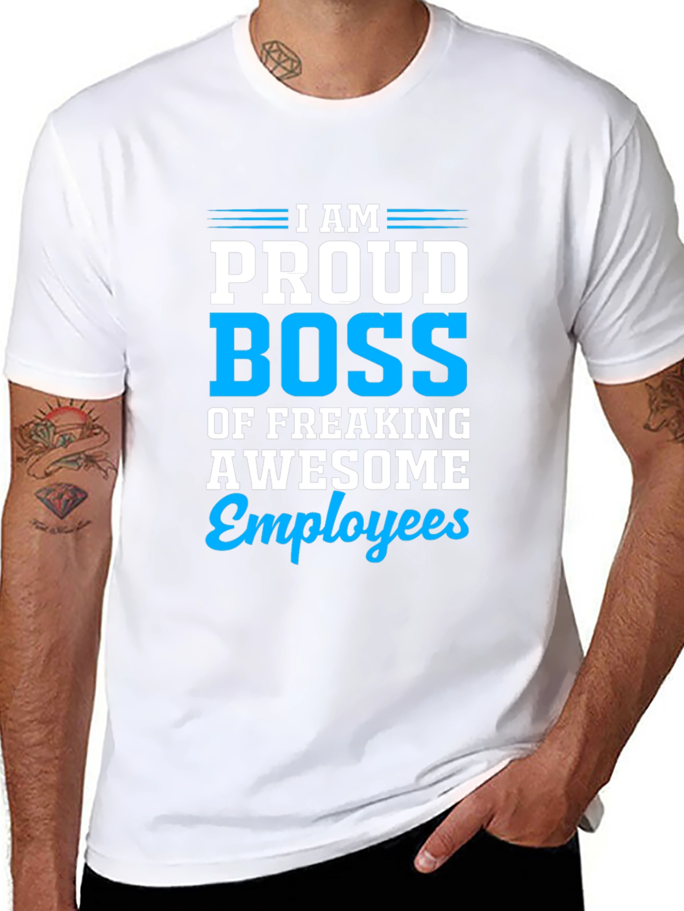 Proud Boss Graphic T-Shirt - Awesome Employee Appreciation
