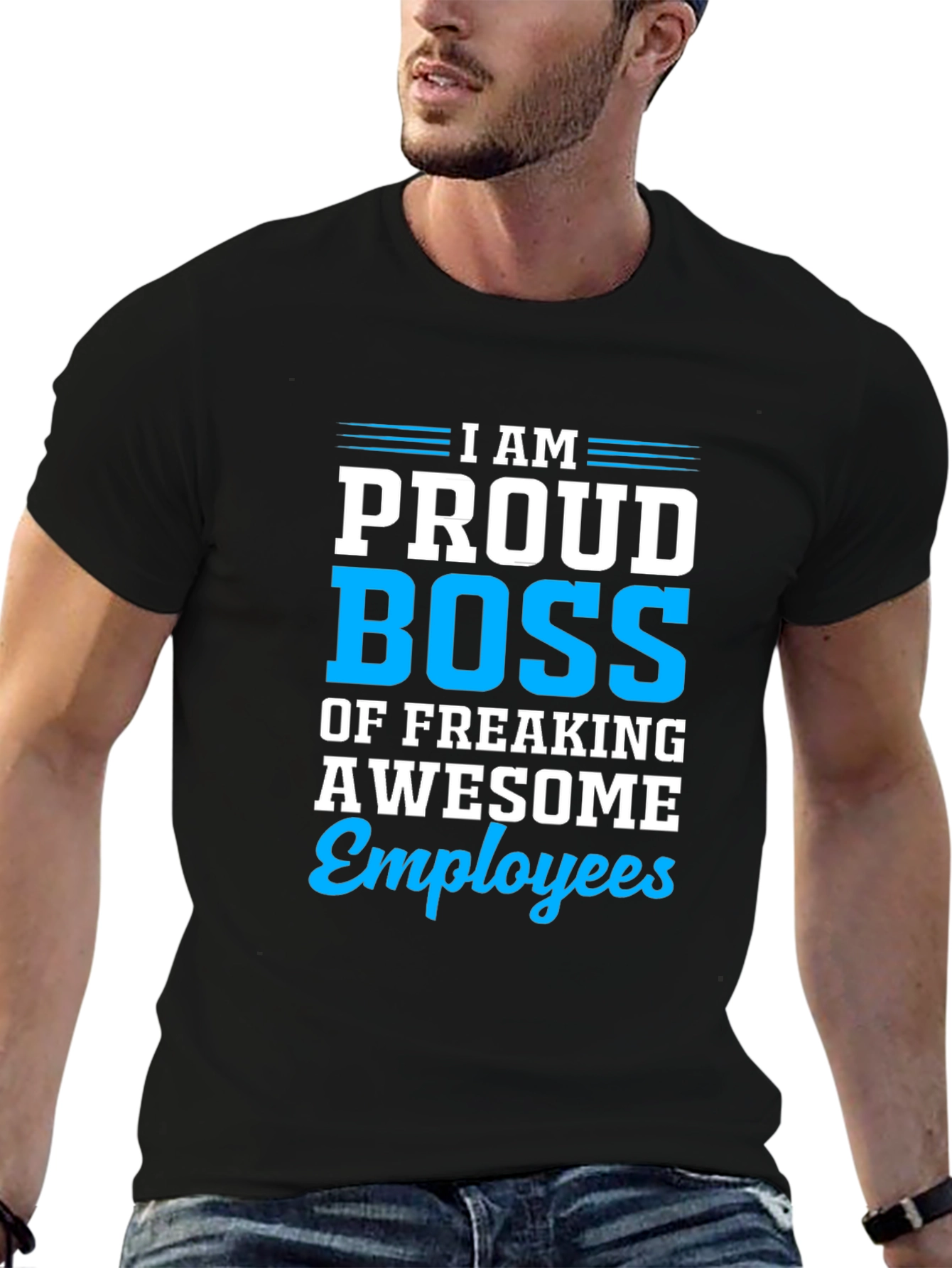 Proud Boss Graphic T-Shirt - Awesome Employee Appreciation