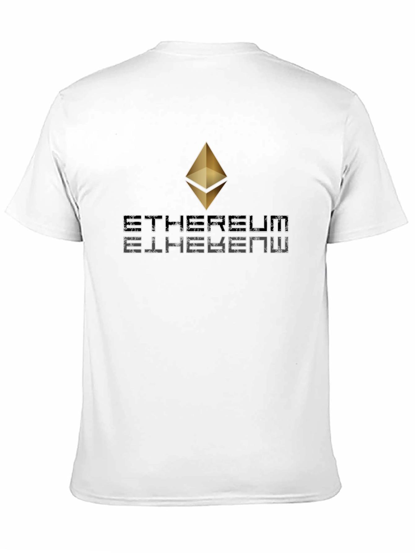 Ethereum Crypto Black T-Shirt - Modern Tech Style
