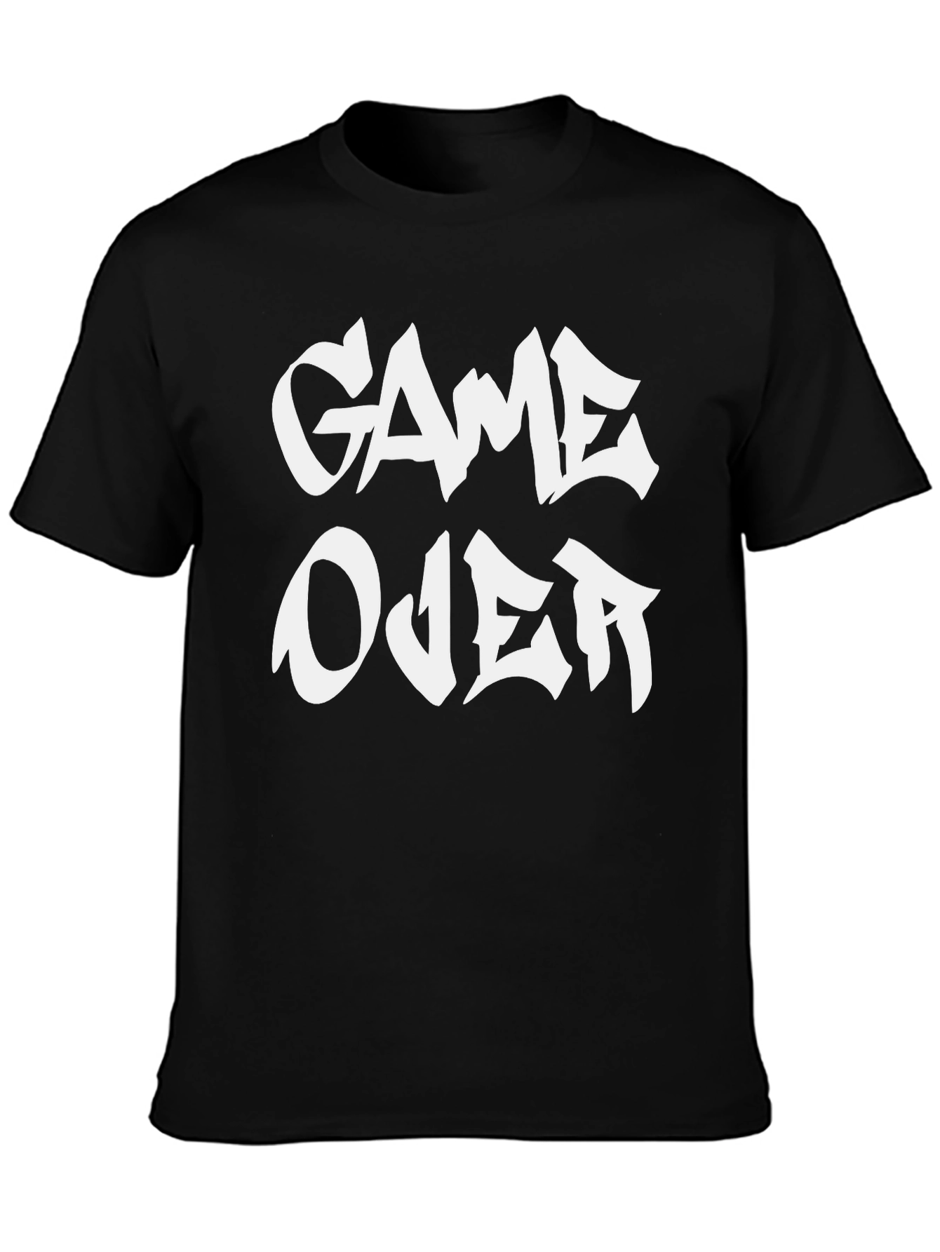 Game Over Black Graphic Tee