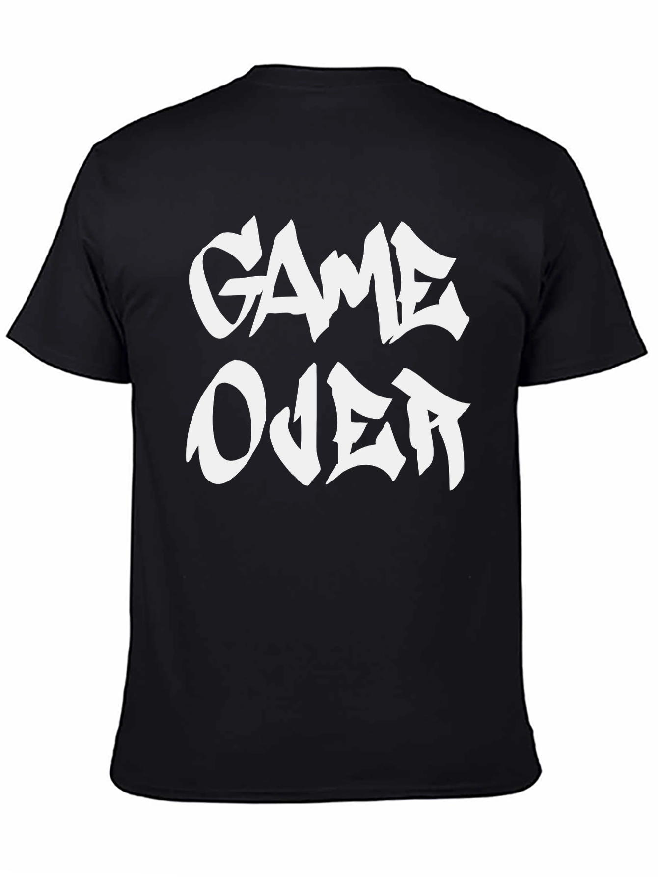 Game Over Black Graphic Tee