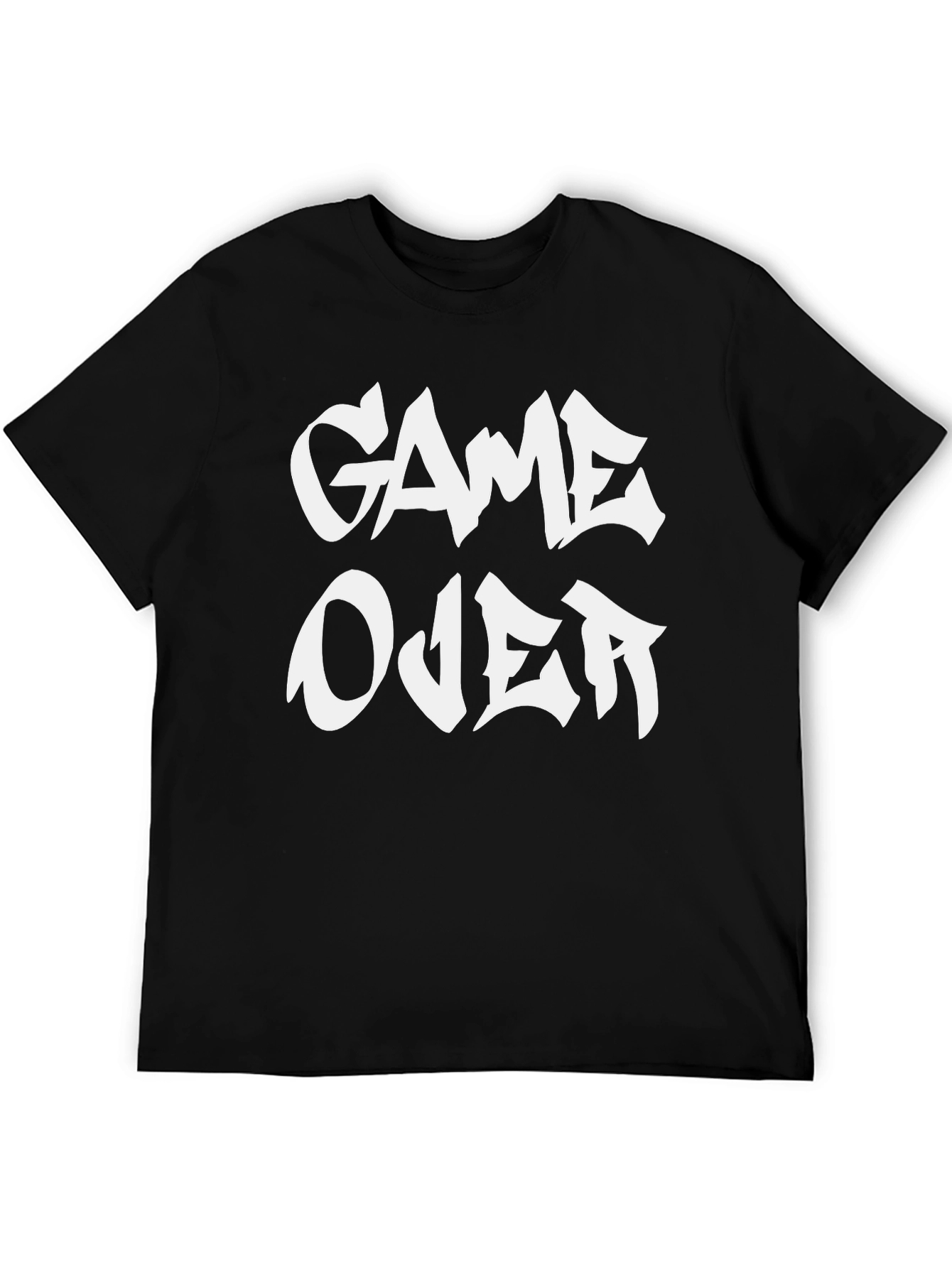 Game Over Black Graphic Tee