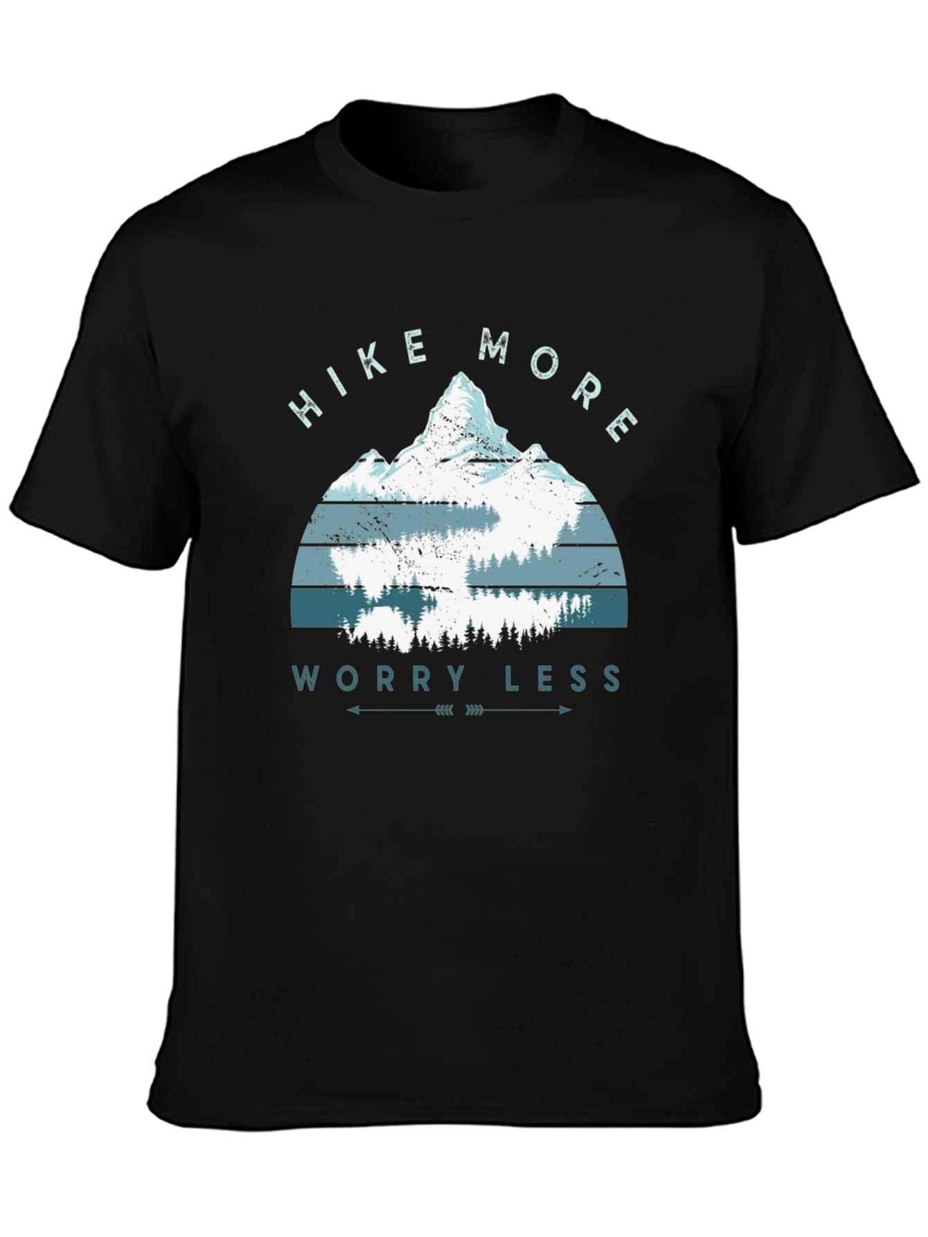 Hike More Worry Less Graphic T-Shirt
