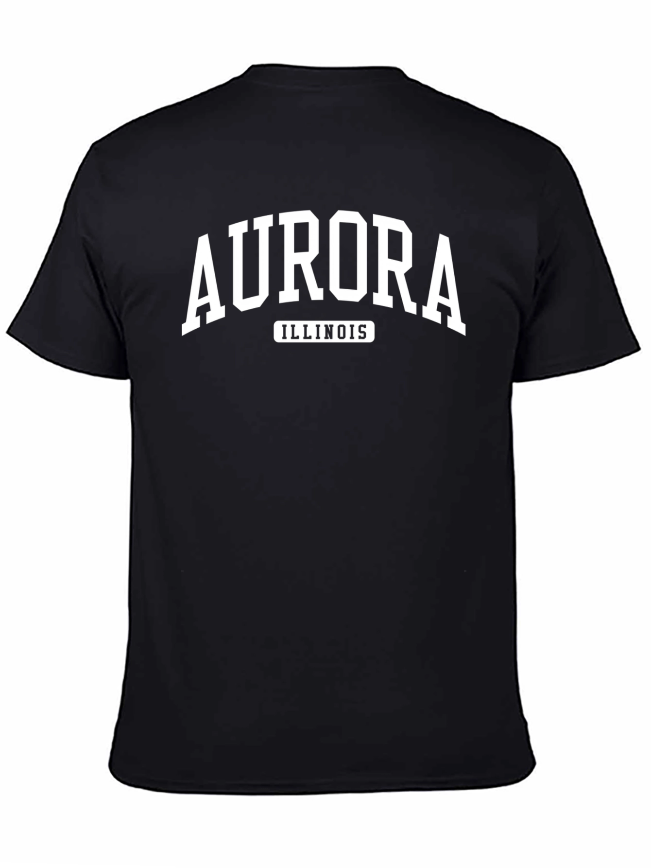 Aurora Illinois T-Shirt - Black