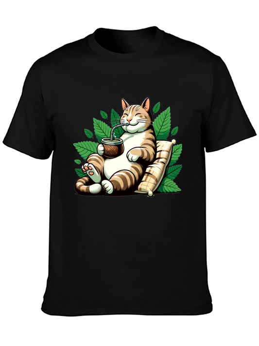 Chill Cat Mate T-Shirt - Relaxed Feline Vibes