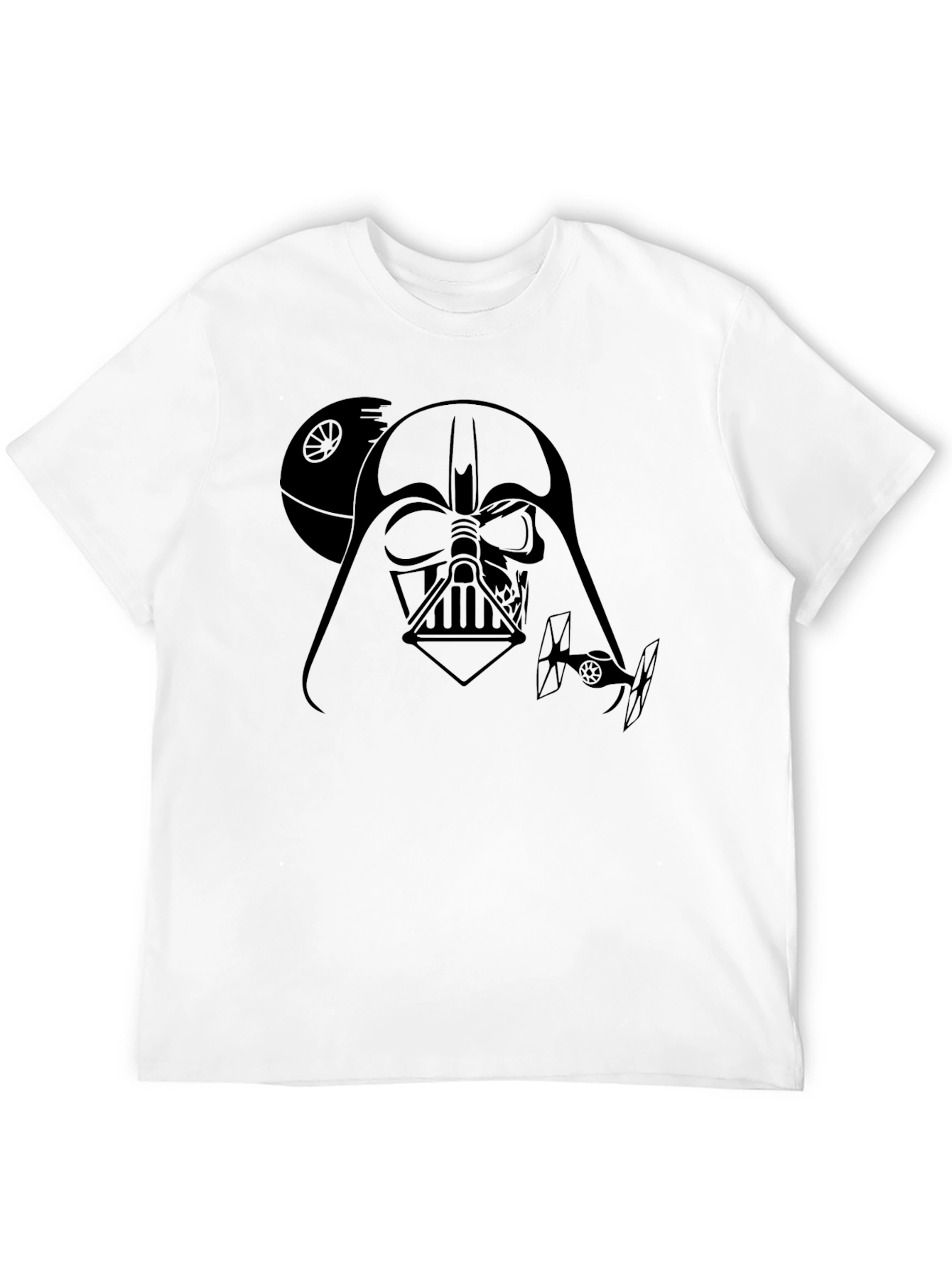 Darth Vader Star Wars Graphic Print Black T-Shirt